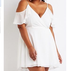 Charlotte Russe white skater dress